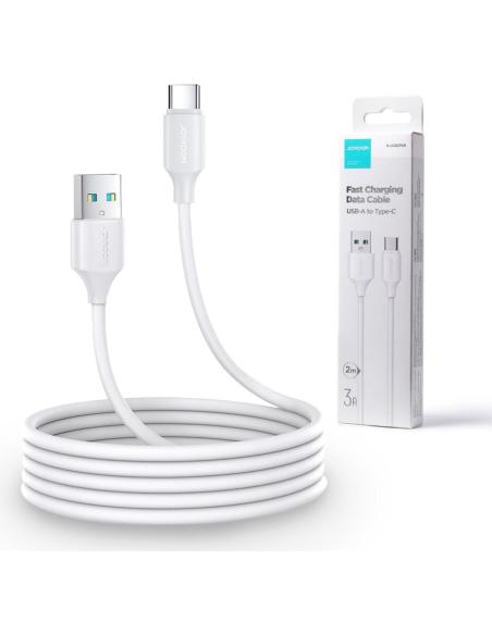 Kabel USB-A / USB-C Joyroom S-UC027A9 200cm 3A w oplocie biały