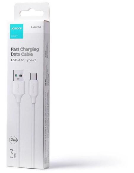 Kabel USB-A / USB-C Joyroom S-UC027A9 200cm 3A w oplocie biały
