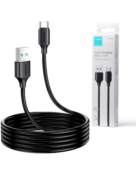 Kabel USB-A / USB-C Joyroom S-UC027A9 200cm 3A czarny