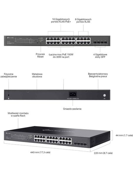 SWITCH TP-LINK TL-SG2428LP