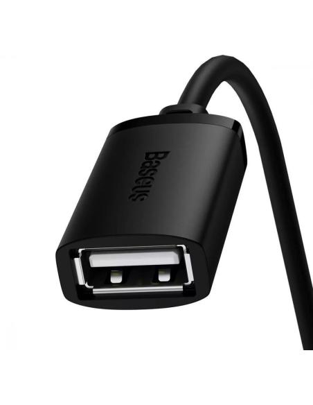 Przedłużacz kabel USB 2.0 1.5m Baseus AirJoy Series czarny