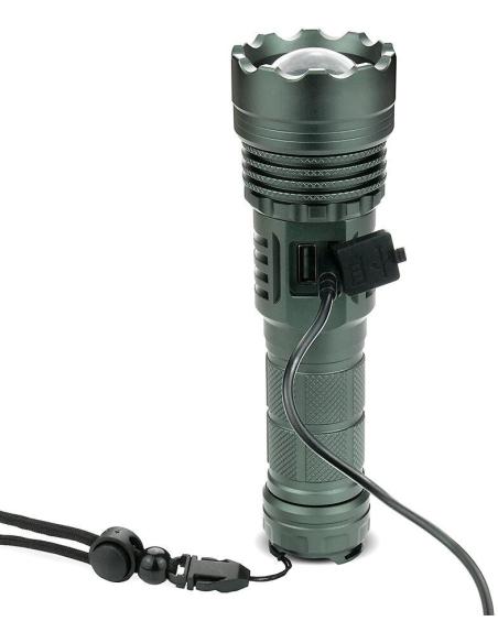 Latarka ręczna LED everActive FL-1500R Scope 1500 lumenów IPX4