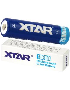 Akumulator 18650 Li-Ion 3,7V Xtar 2600mAh (1 szt.) z zabezpieczeniem