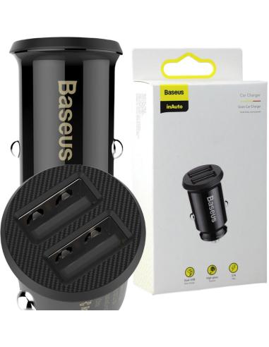 ŁADOWARKA SAMOCHODOWA Baseus Grain CCALL-ML01 15.5W 3.1A 2x USB-A