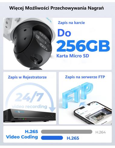 Kamera IP Reolink Trackmix WIFI OBROTOWA SERIES W760