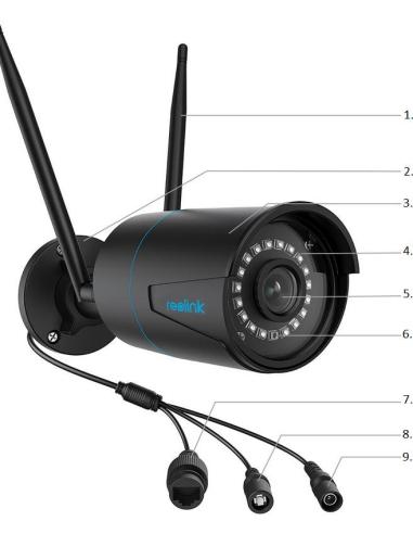 Kamera IP WiFi Reolink W320 5Mpix Wi-Fi P2P czarna