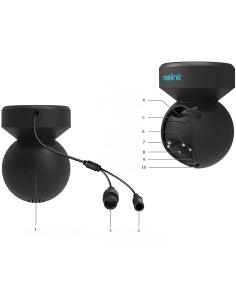 Kamera IP Reolink E Series E540 PTZ 5MP Wi-Fi LED czarna 2