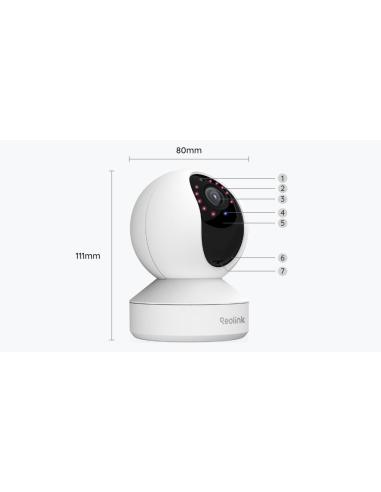 Kamera IP Reolink E340 wewnętrzna obrotowa 8MPx WiFi biała