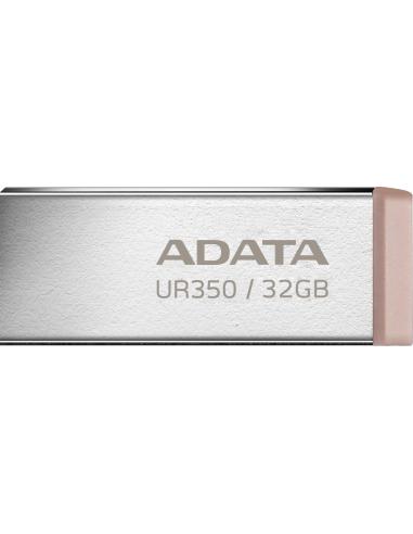Adata Pendrive UR350 32GB USB3.2 Gen1 Metal brązowy