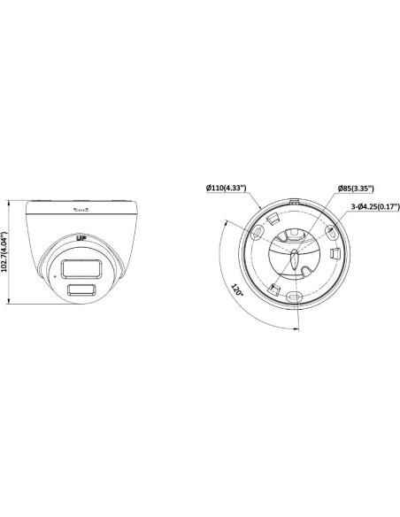 Kamera IP Hikvision DS-2CD1367G3-LIUF/SL(2.8mm)