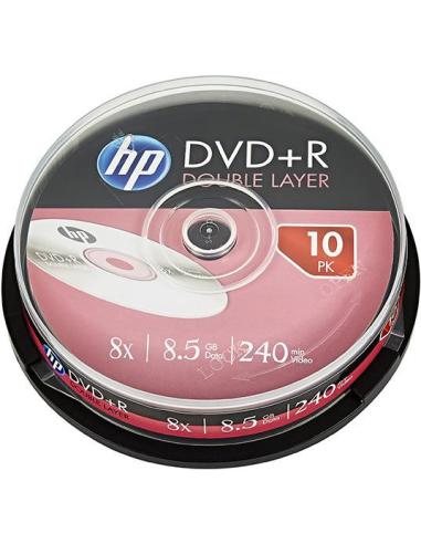 Płyty DVD+R DL Verbatim HP cake box (10szt)