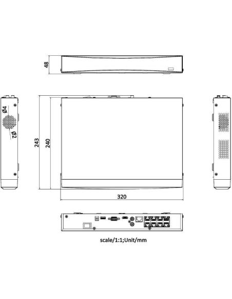 Rejestartor IP Hikvision DS-7608NXI-K1/8P(D)