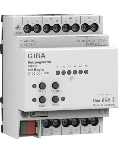 GIRA aktor grzewczy 6x regul. KNX ONE 213900
