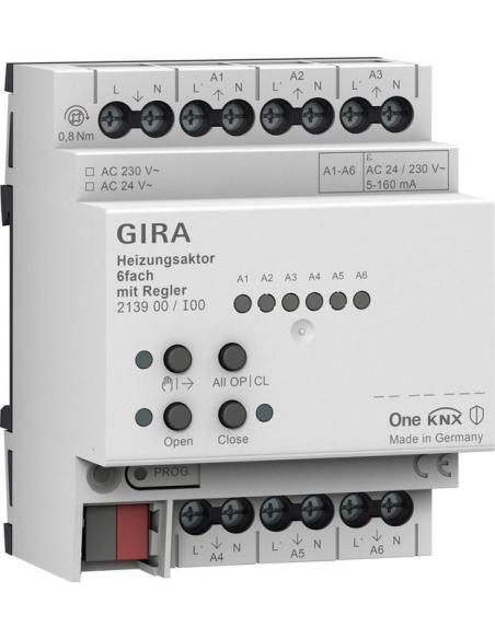 GIRA aktor grzewczy 6x regul. KNX ONE 213900