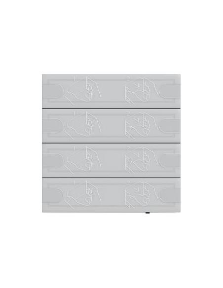 GIRA czujnik przyciskowy 4 Komfort 4x KNX TS4 antracytowy 5004028