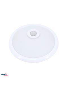 Plafoniera TAZAN Z CZUJ. PODCZER. 2X40W E27 IP20 sztkło+STAL+PLASTIK