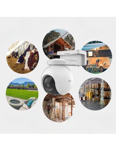 Kamera IP Ezviz EB8 Pro 4G 4K Kit 8MP z panelem słonecznym 8W 4G Wi-Fi
