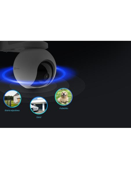 Kamera IP Ezviz EB8 Pro 4G 4K Kit 8MP z panelem słonecznym 8W 4G Wi-Fi