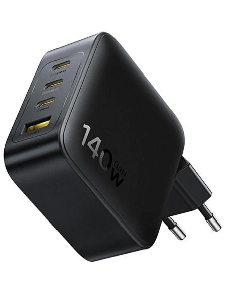 Ładowarka sieciowa Baseus EnerFill FH11 GaN 140 W 3x USB-C 1x USB-A PD 3.0 QC 4.0+ + kabel