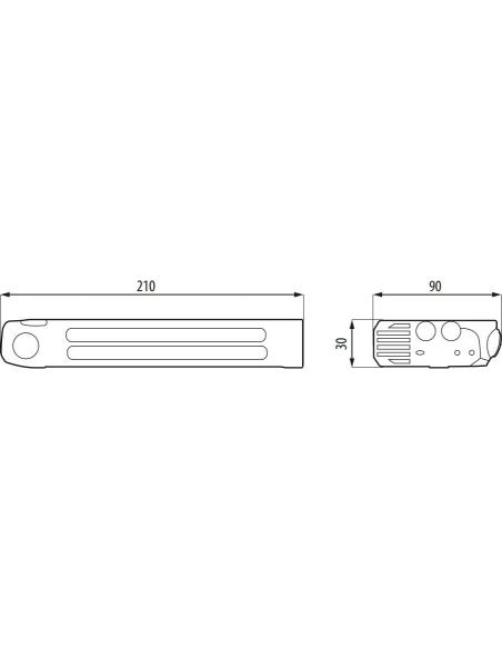 LATARKA CZOŁOWA LED BEMKO AKUMULATOROWA 1200mAh