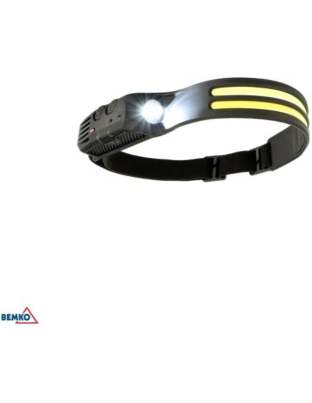 LATARKA CZOŁOWA LED BEMKO AKUMULATOROWA 1200mAh
