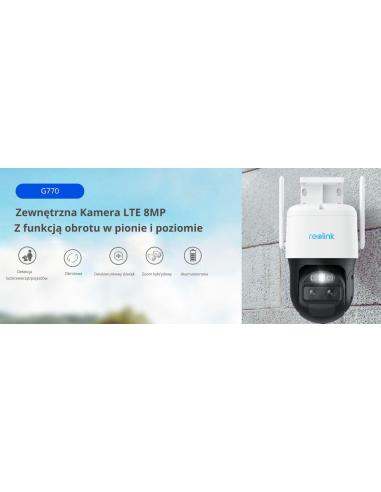 Kamera IP Reolink Trackmix Series G770 8MP LTE akomulatorowa z Panelem Solarnym