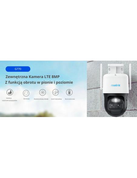 Kamera IP Reolink Trackmix Series G770 8MP LTE akomulatorowa z Panelem Solarnym