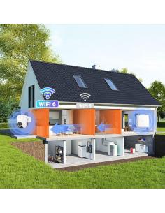 Kamera IP Ezviz HB8 Lite Kit bateryjna PT Wi-Fi 4MP z panelem słonecznym 5W 2
