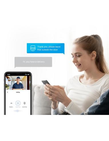 Wizjer do drzwi Ezviz CP4 4MP Wi-Fi srebrny