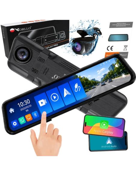 Kamera Samochodowa Przód Tył ORLLO Autoplay PRO 4K GPS WiFi