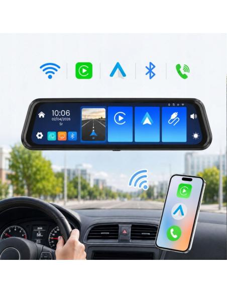 Kamera Samochodowa Przód Tył ORLLO Autoplay PRO 4K GPS WiFi