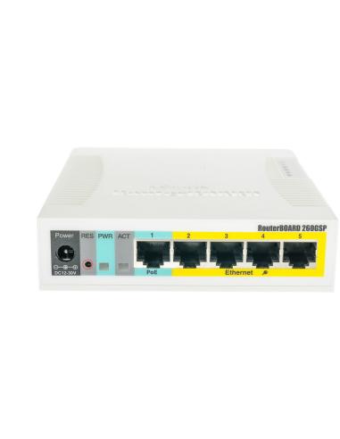 MIKROTIK ROUTERBOARD CSS106-1G-4P-1S (RB260GSP)
