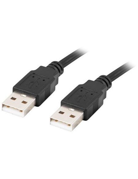 KABEL USB-A M/M 2.0 0.5M CZARNY LANBERG
