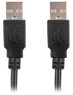 KABEL USB-A M/M 2.0 0.5M CZARNY LANBERG 2