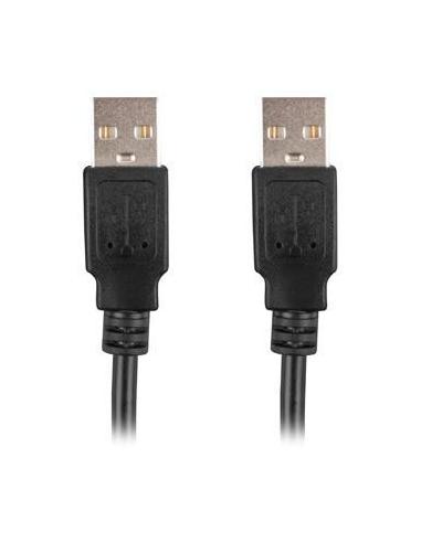 KABEL USB-A M/M 2.0 0.5M CZARNY LANBERG