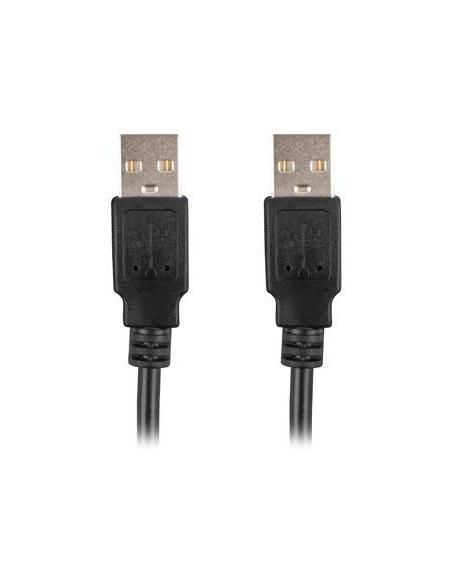 KABEL USB-A M/M 2.0 0.5M CZARNY LANBERG